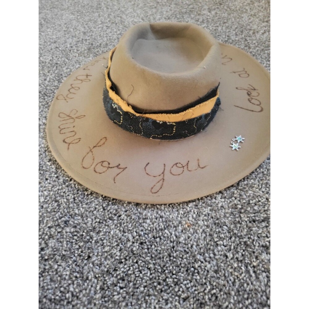 Tan Fedora "Look At The Stars..."